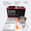 New Household Pink Breakfast, Maker 4 In 1 Steaming Baked Multifunction Breakfast Machine/ 3