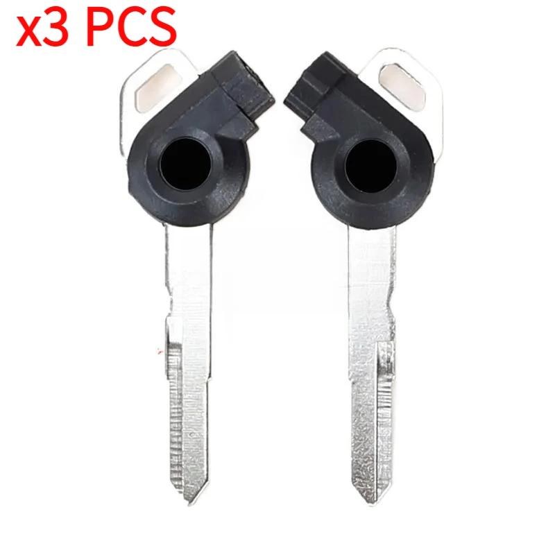 3Pcs Blank Key Motorcycle Left Right Groove Magnetic Keys For YAMAHA NMAX155 Jinzhan 125 Aurora Third Generation Lh125T-C motorcycle keys,motorcycle key accessories