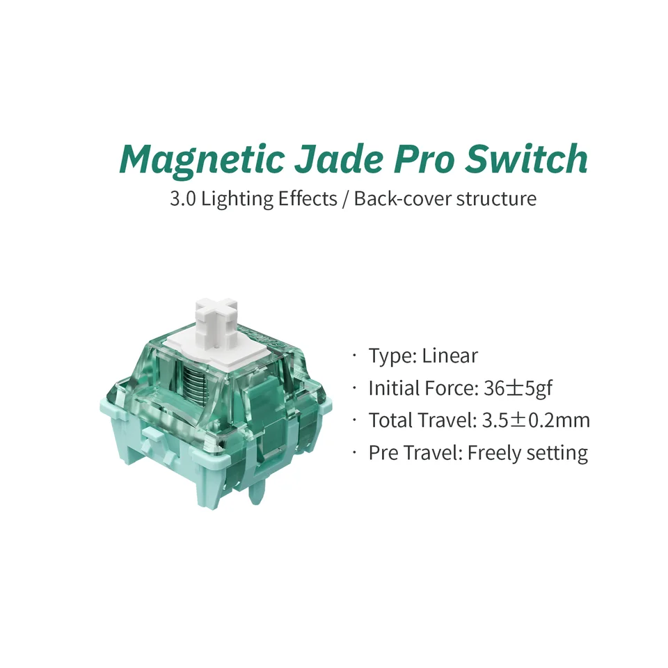GATERON Magnetic Jade Pro switch, Linear, Freely setting pre