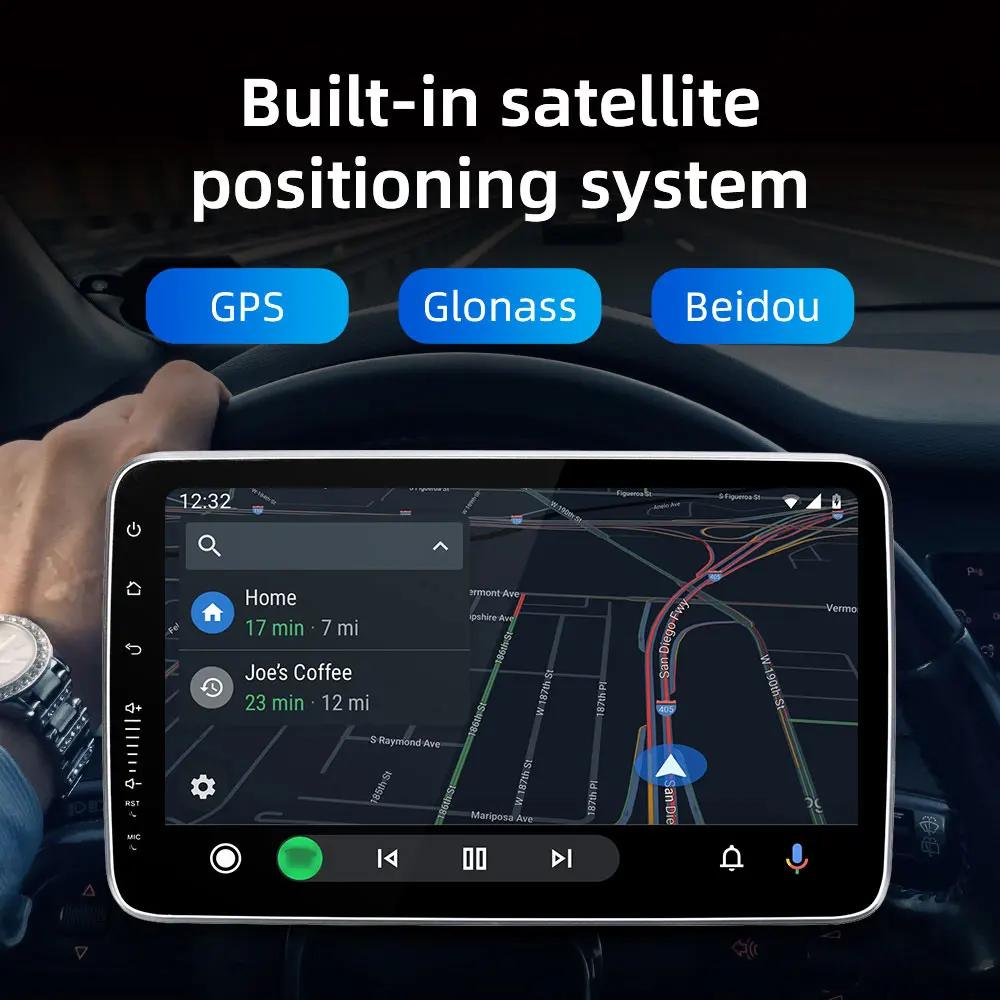 오로라링크 Ai 박스 유무선 카플레이 안드로이드 자동 무선 동글, 8 코어 4GLTE 128GTF GPS HDMI, 구글 스토어 지도용