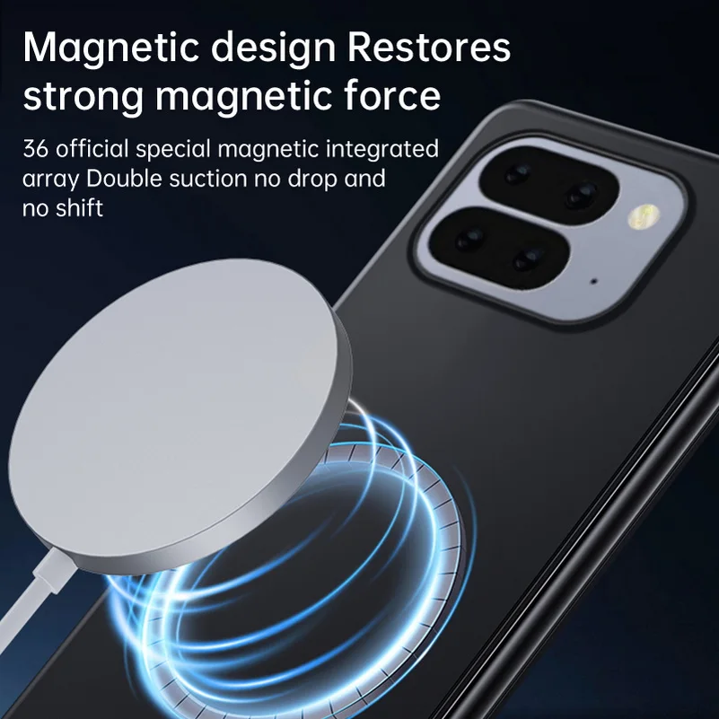 Slim Bezel-less Skin-Feel Magnetic Ring Case with Camera Protection