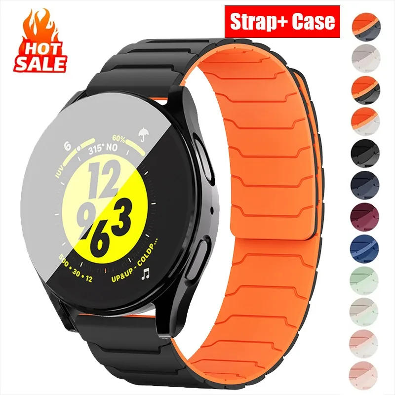 Magnetic Loop Silicone Strap with TPU Protective Case