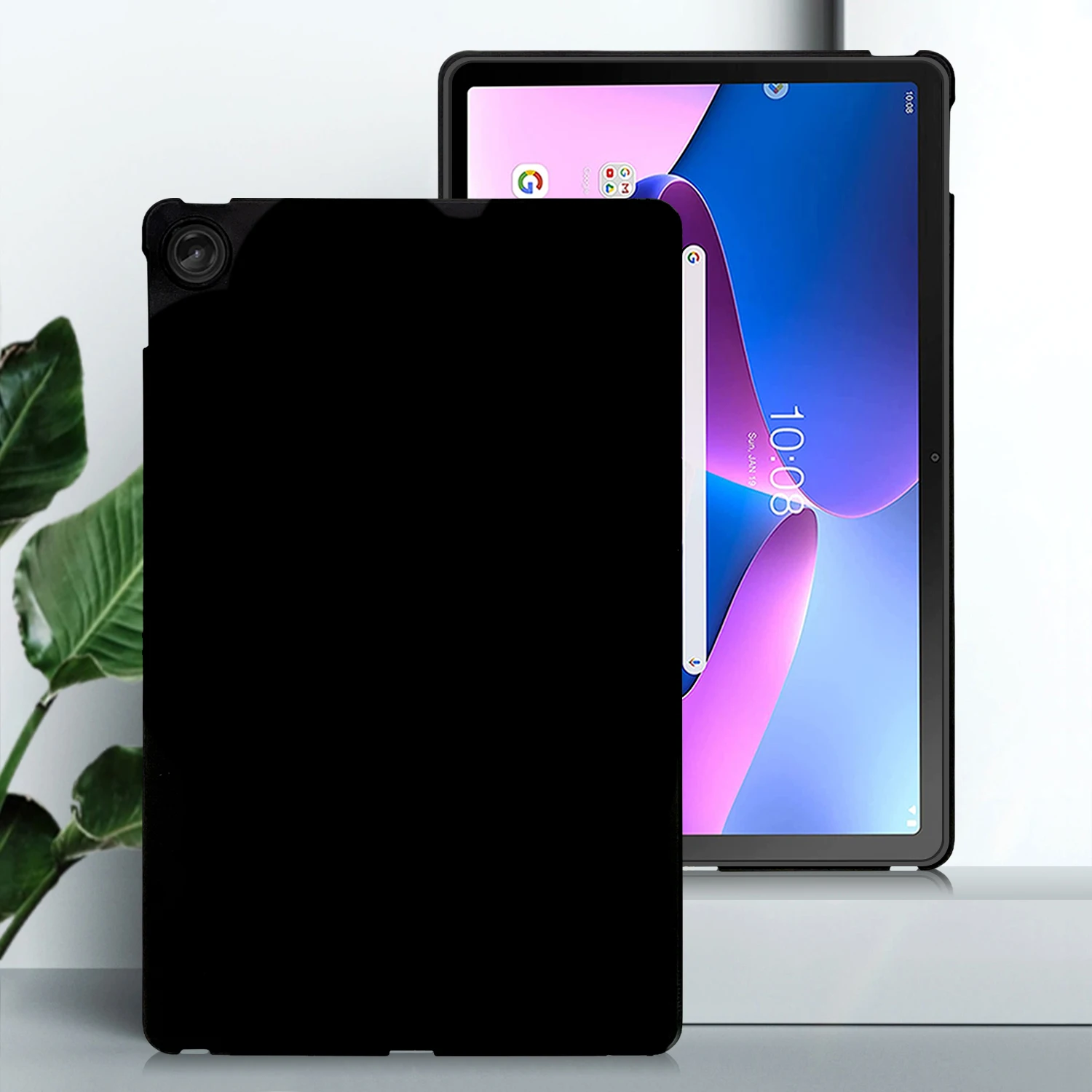 Durable Black Silicone Tablet Case with TPU Shell Cover