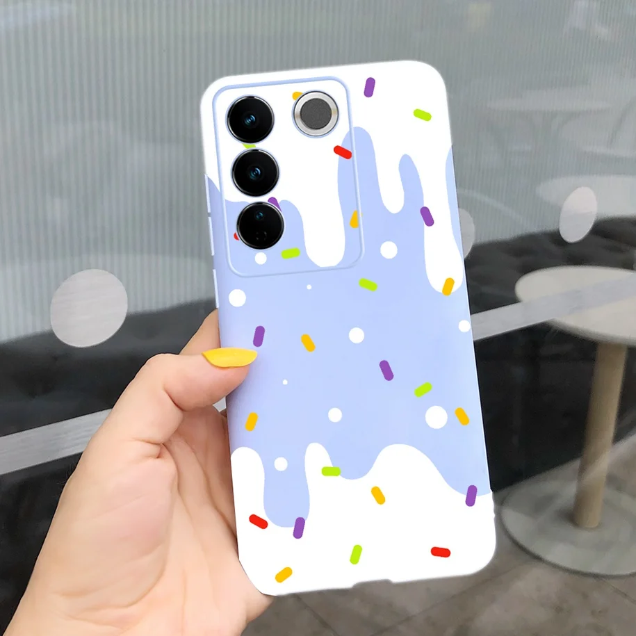 Fashion Candy Color Painted Soft Shell Back Cover Case