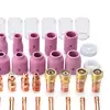 49pcs TIG Welding Stubby Gas Lens Consumables Accessory for WP17/18/26 6