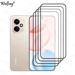 Premium Full Cover Tempered Glass Screen Protector - Transparent, 6.55 inch for Honor 400 Global (4PCS Tempered Glass)