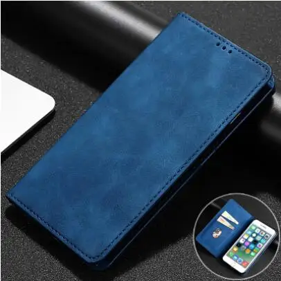 Elegant Leather Flip Wallet Case - Premium Cover with Card Slots and Stand Function