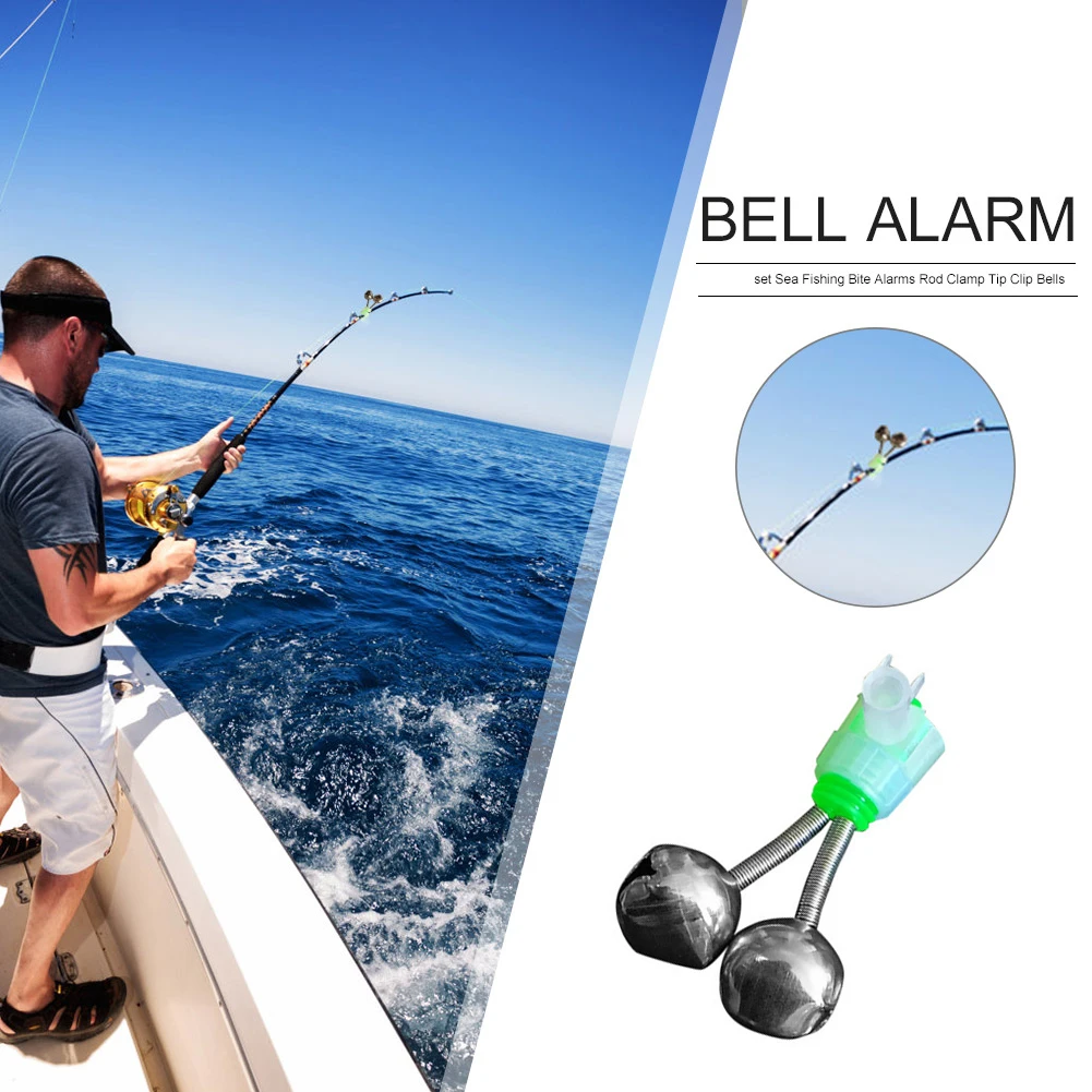 Plastic Fishing Bells Clips Night Fishing Rod Alarms