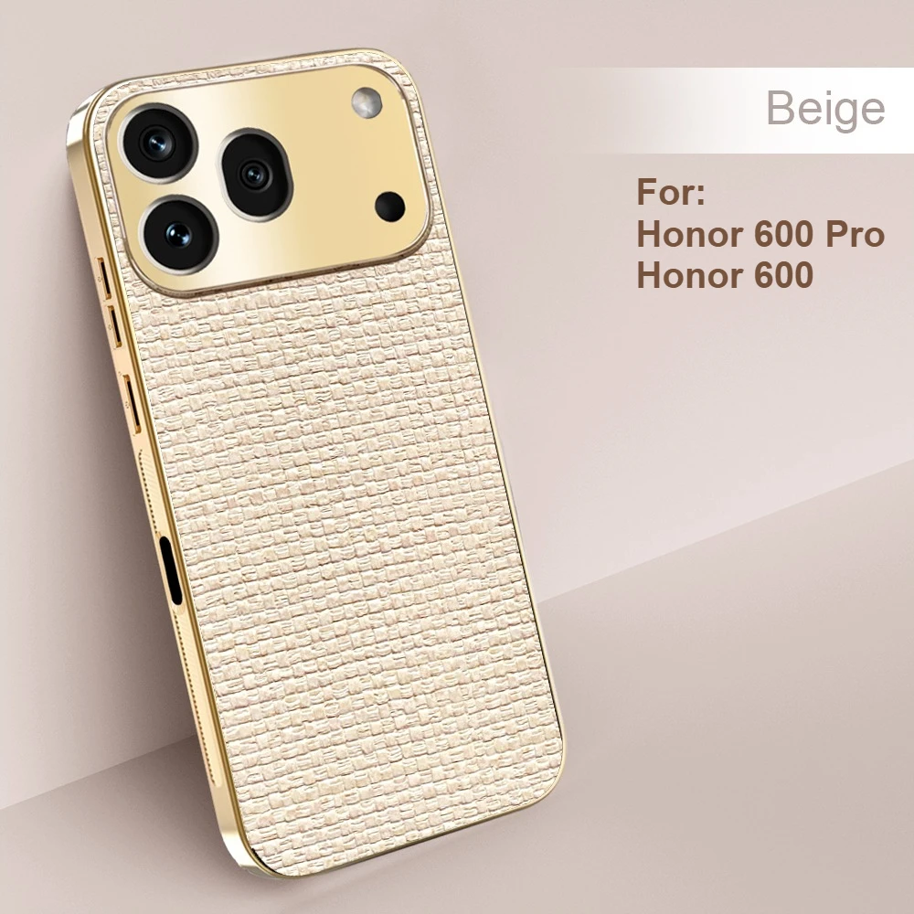 Electroplating Woven Texture Silicone Anti-Drop Shockproof Case