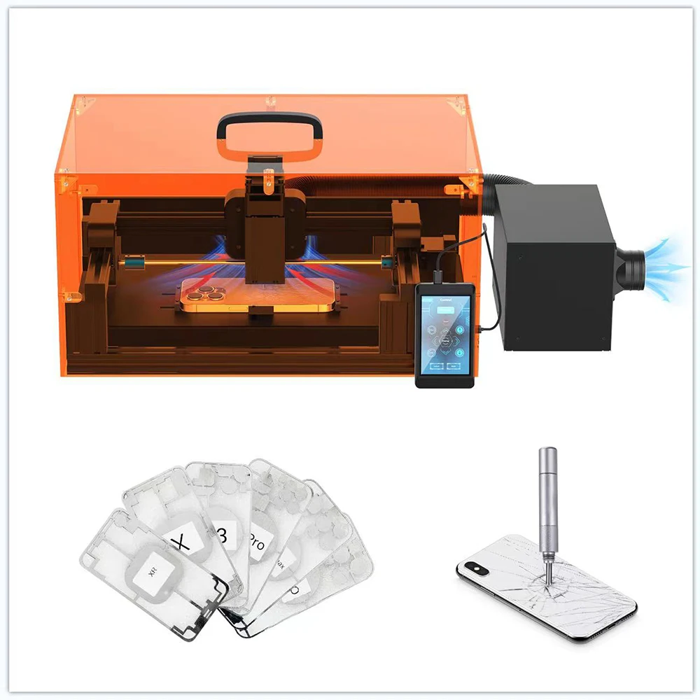Mobile Phone Back Cover Laser Removal Separating Machine For iPhone X 11 13 14 15 Pro Max Marking Rear Glass Removal Repair Tool
