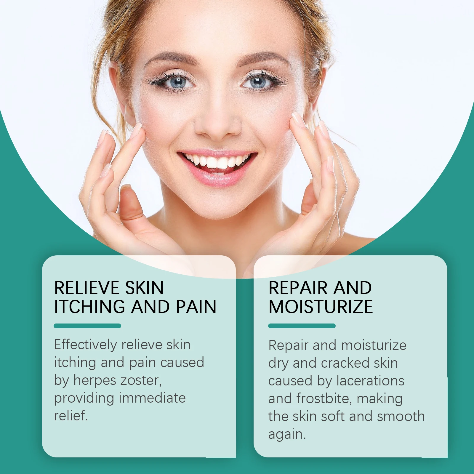 يرطب البشرة العشبية، ويخفف من الجفاف والانزعاج، كر...