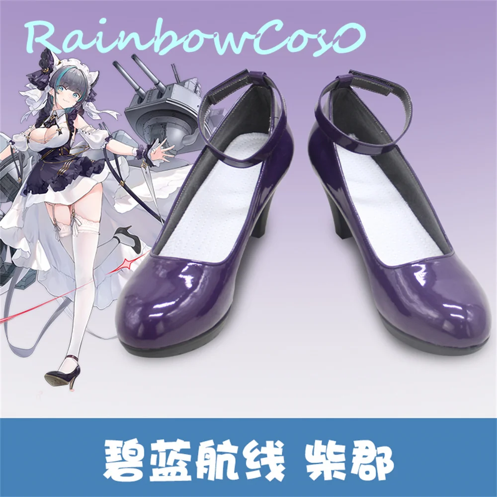 

Azur Lane HMS Cheshire Cosplay Shoes Boots Game Anime Carnival Party Halloween Chritmas W2253