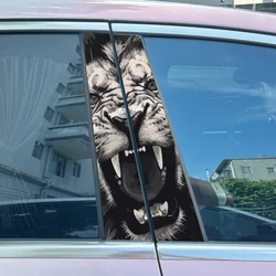 Lion Cartoon Car Stickers - Waterproof & Durable Auto Decoration Decals - 1Pair (XS 038)