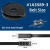 41A3589-3 41A3589‑12 Drive Belt For 7 Ft High Garage Door, 233 Inches Belt Assembly For Garage Door Opener 6