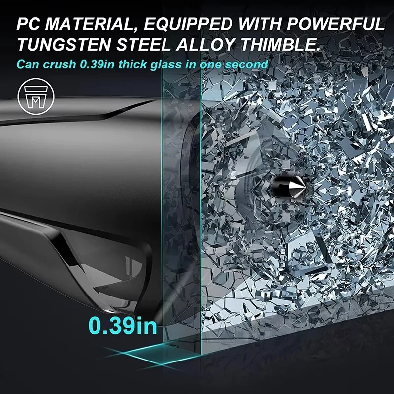 Portable Car Emergency Hammer Seat Belt Cutter Keychain Multi-function Window Breaker Safety Lifesaving Escape Tools 2025