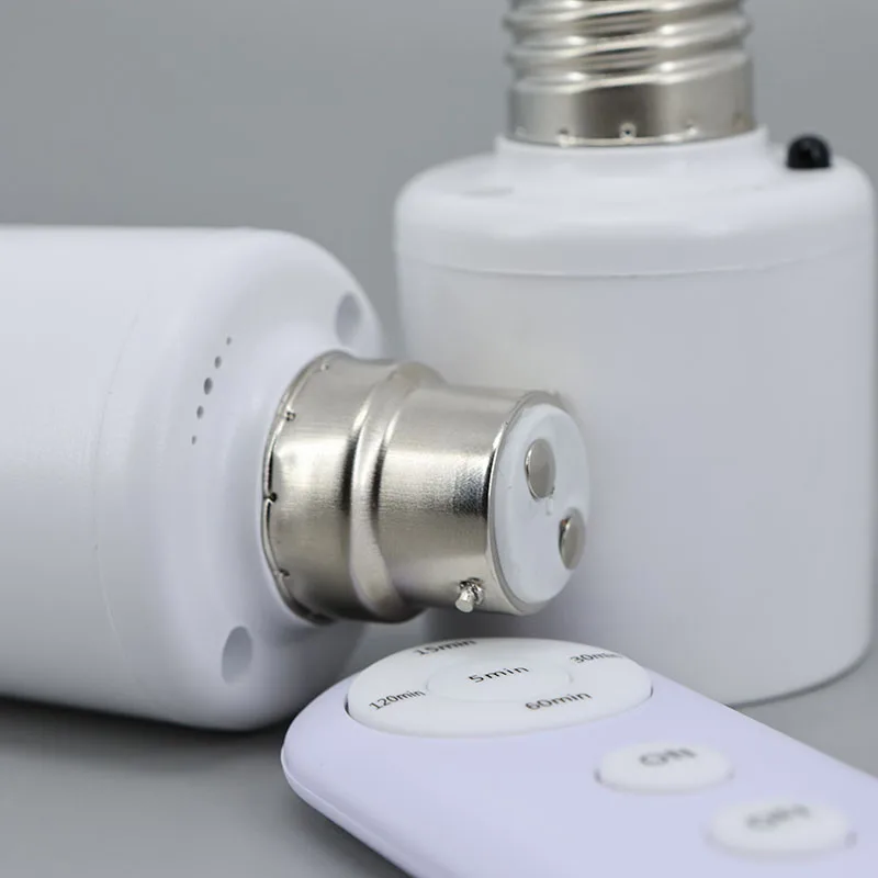 E27 or B22 Remote Control Light Bulb Base Socket S995b639a74744d5e92dee822cc79e4dcY