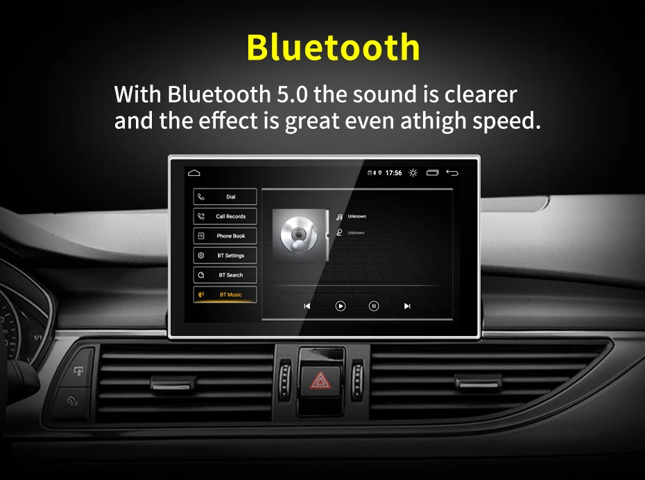 Qualcomm 8G 128G Android13 9inch Carplay AUTO For AUDI 2012-2018 Year A6 A7 C7 C