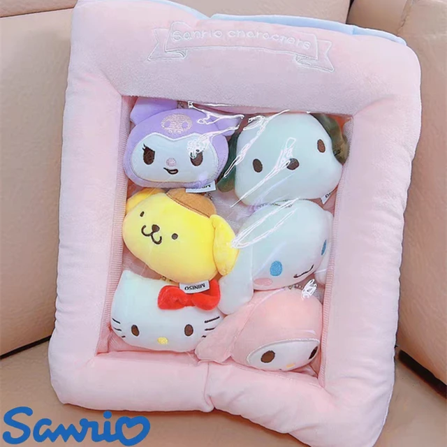 A Plushie Bag Pudding Toy Cushion Hello Kitty Melody Kuromi