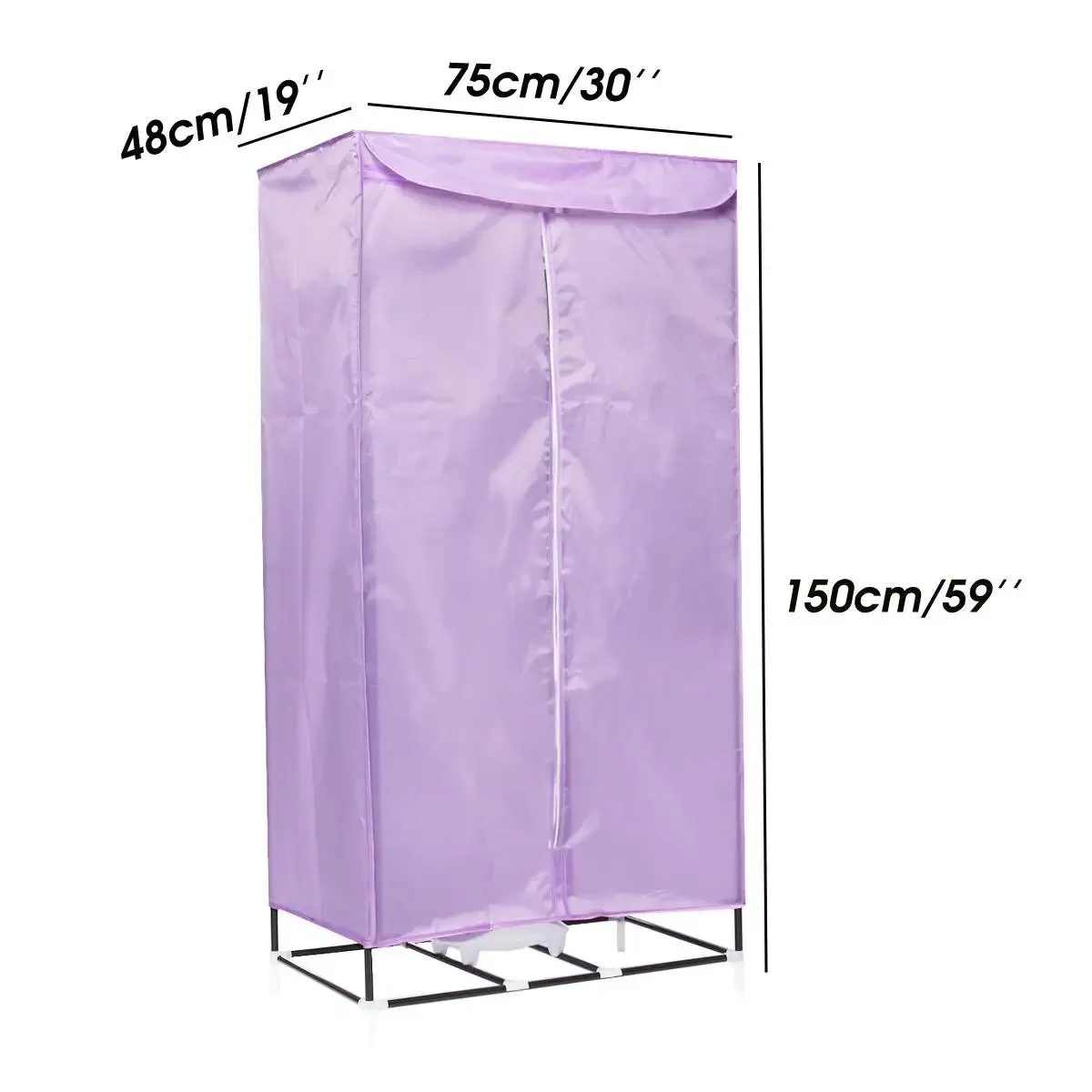900W foldable electric clothes dryer, portable warm air dryer, fast heating laundry hanger, shoe dryer 6