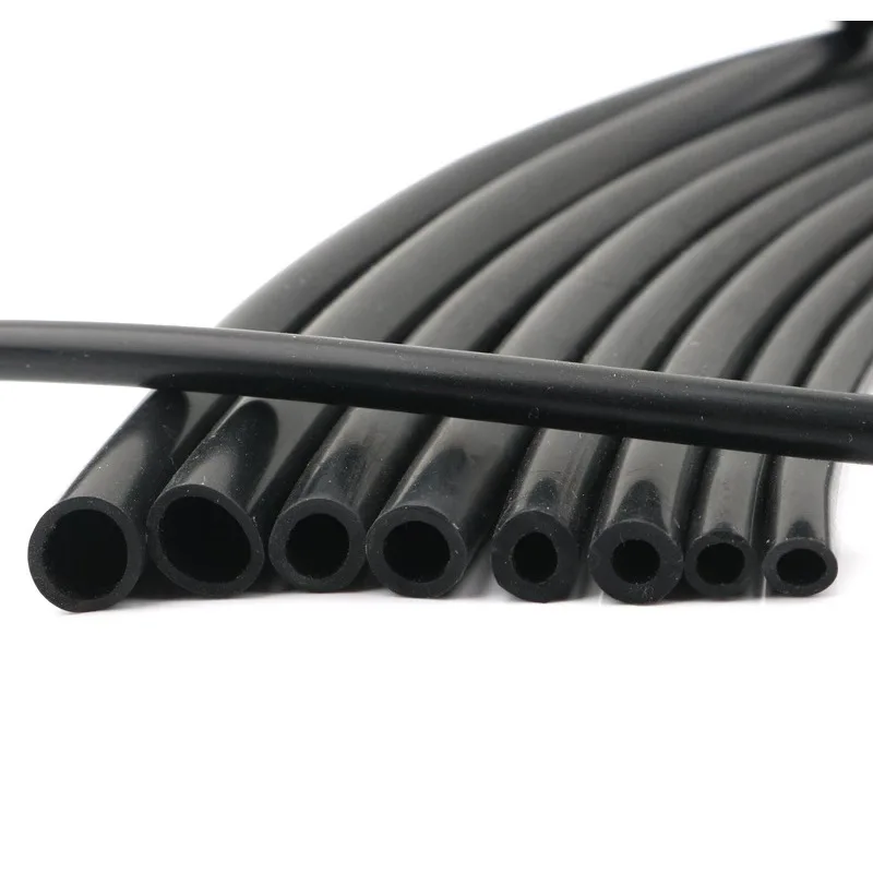 Tubo In Silicone Nero 10 Metri: Diametro 4x6 Mm, Resistente Al Calore Da -60°C A 200°C, Per Aria, Acqua E Birra