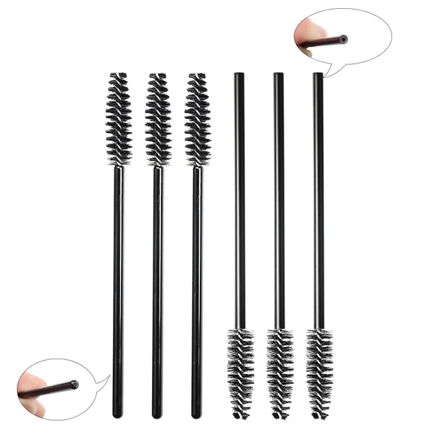 50Pcs Disposable Crystal Eyebrow Brush