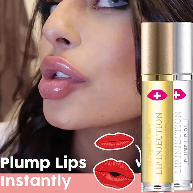 Honey Lip Volumising Enhancer Plumper Oil Reduces Fine Lines Moisturizing Remove Dark Skin Delicate Lip Care Serum Lip Cosmetic 5