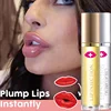 Honey Lip Volumising Enhancer Plumper Oil Reduces Fine Lines Moisturizing Remove Dark Skin Delicate Lip Care Serum Lip Cosmetic 5