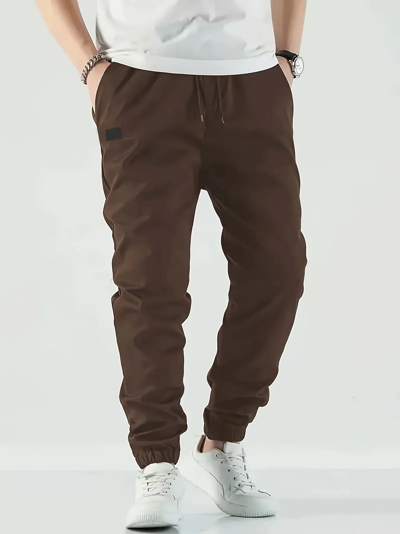 23New CargoPants Men's Loose Straight Oversize Clothing Solid Grey Versatile Work Wear Black Joggers Cotton Casual Male Trousers