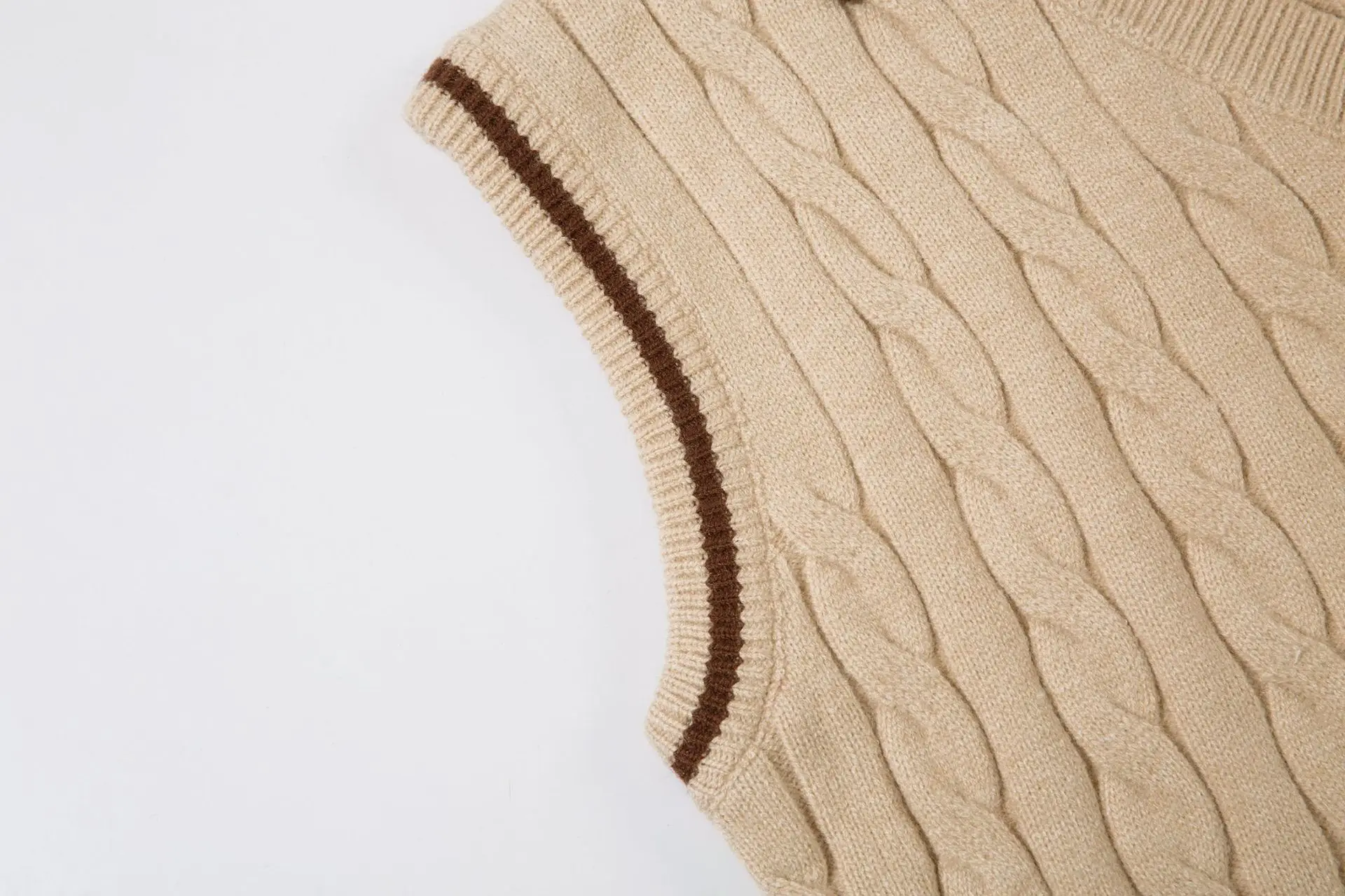 Pull en tricot à col en V pour hommes et femmes,pull Harajuku,col