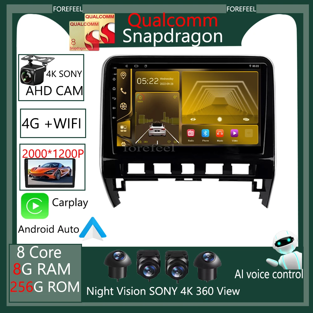 

Head Unit Qualcomm Snapdragon Android For Nissan Serena 5 V C27 2016-2021 Stereo No2din Multimedia Player Navigation QLED Screen