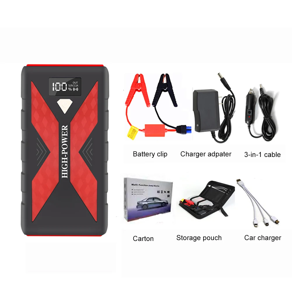 Car Jump Starter Power Bank Portable Emergency Start-up Charger 28000mA 600A 12V for Cars Booster Battery Quick Starting Device noco gb150