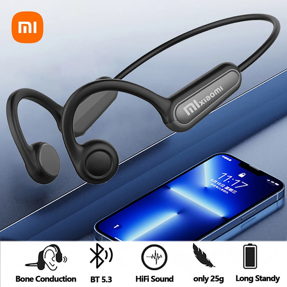 Xiaomi-Fones de ouvido sem fio, fones de ouvido esportivos, gancho, fone de ouvido impermeável para dirigir, Bluetooth 5.3
