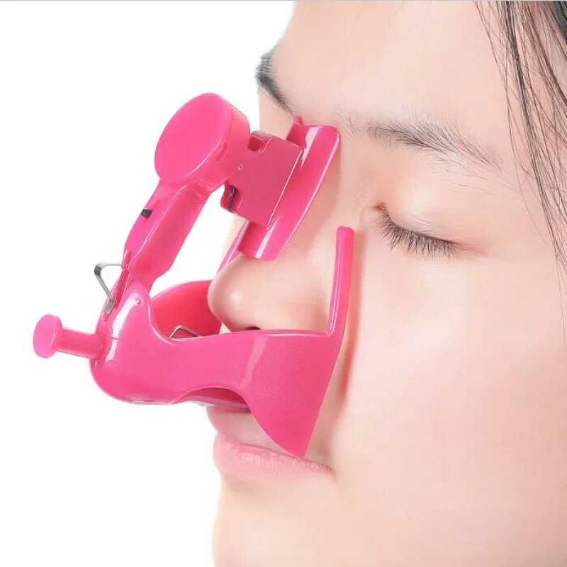 Nose Corrector Facial Nose Up Lifting Shaping Bridge Straightening Beauty Slimmer Device Soft Silicone Orthotic Slimmer facial beauty instrument nose shaper skin care device