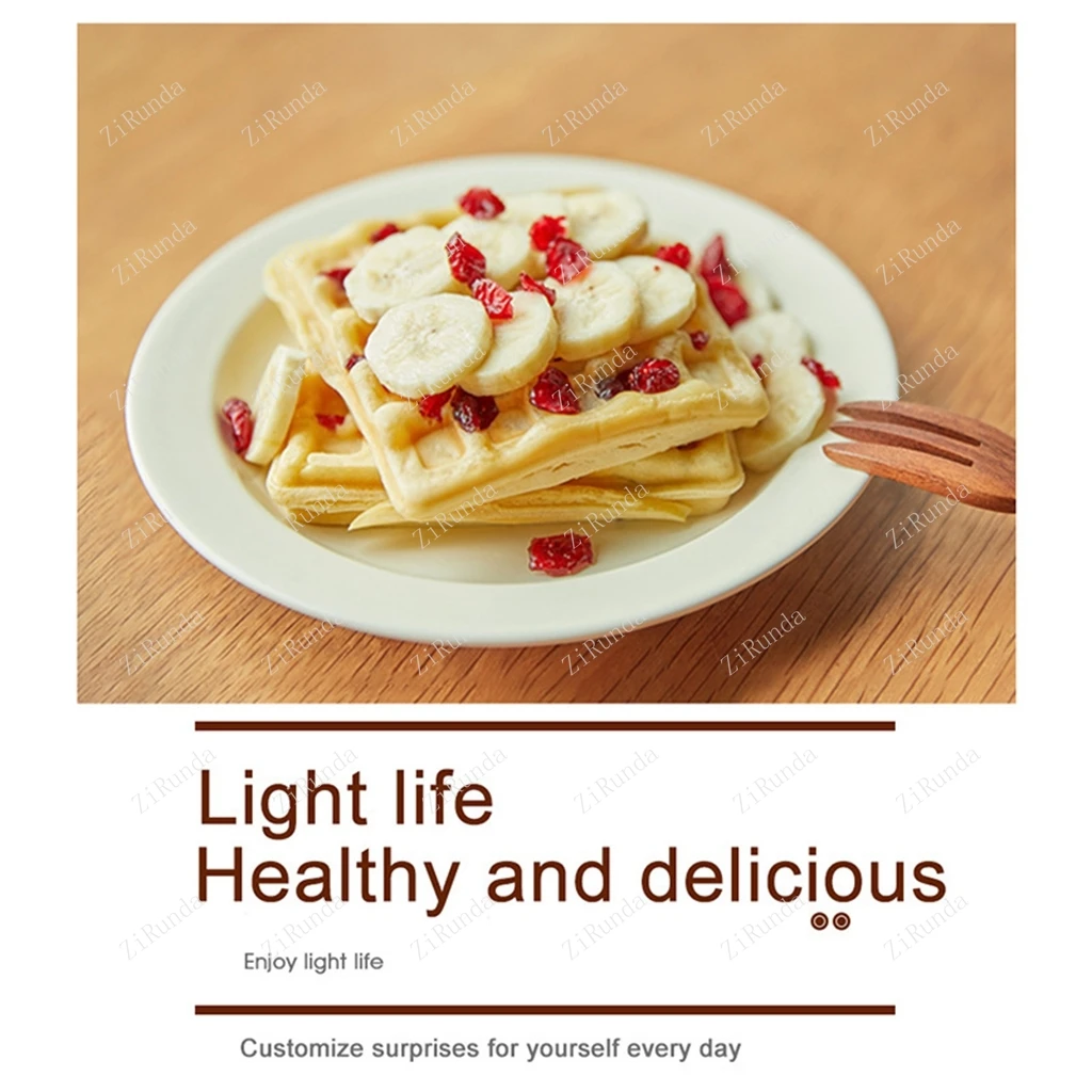 ~Sandwich Waffle Breakfast Machine Heating Toast Press Toasted Bread Small Light Food Machine   multifunction breakfast machine 5
