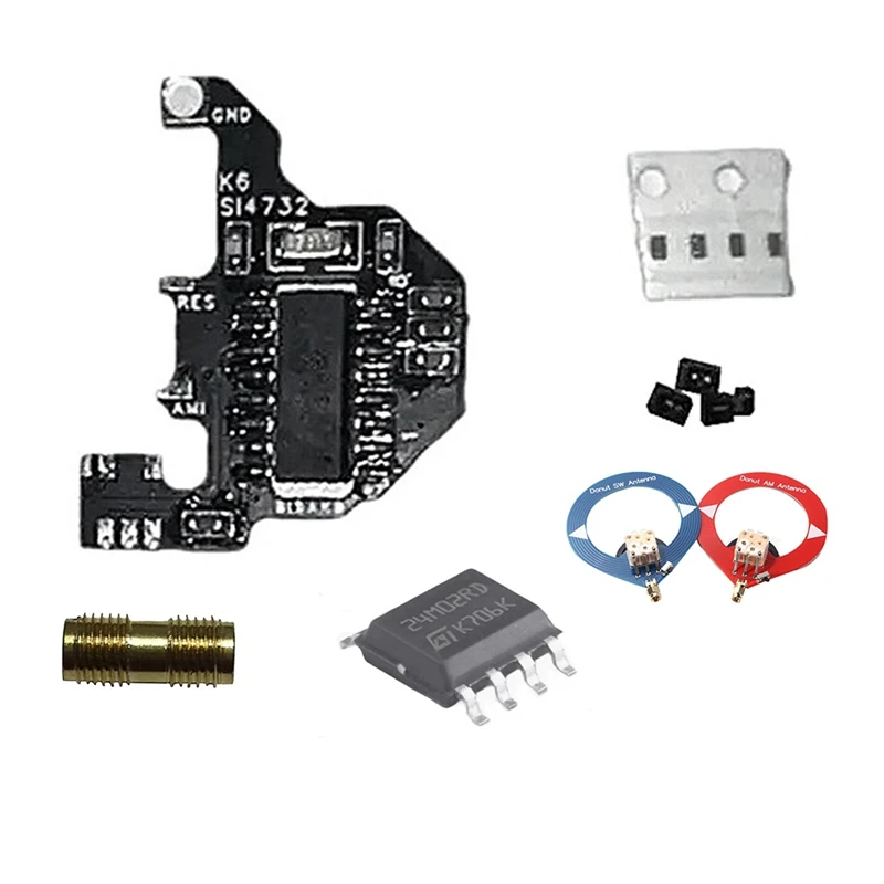 

SI4732 коротковолновый радиомодуль + 2 м чип + 2Xdonut антенны для Quansheng UVK5/UVK6 DIY коротковолновый модификационный модуль