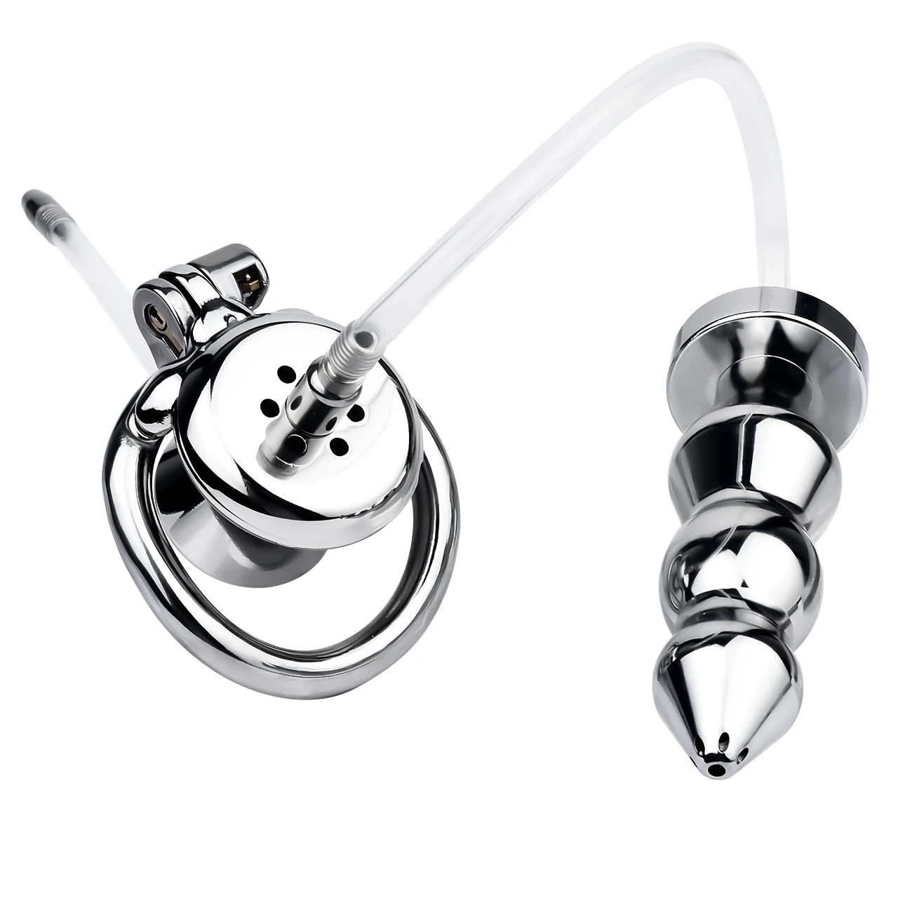 Bdsm Sissy Male Chastity Device Inverted Plugged Flat Cock Cage Anal Plug Sex Toy For Men penis chastity cage chastity lock sex toy chastity cage accessory anal sex toy