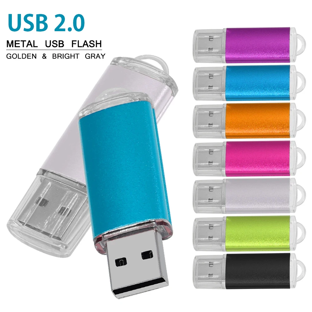 Factory Wholesale 1PCS USB Flash Drive 4GB USB 2.0 8GB 16GB 32GB Pen Drives 128MB 256MB 512MB 2GB FLASH STICK Mem