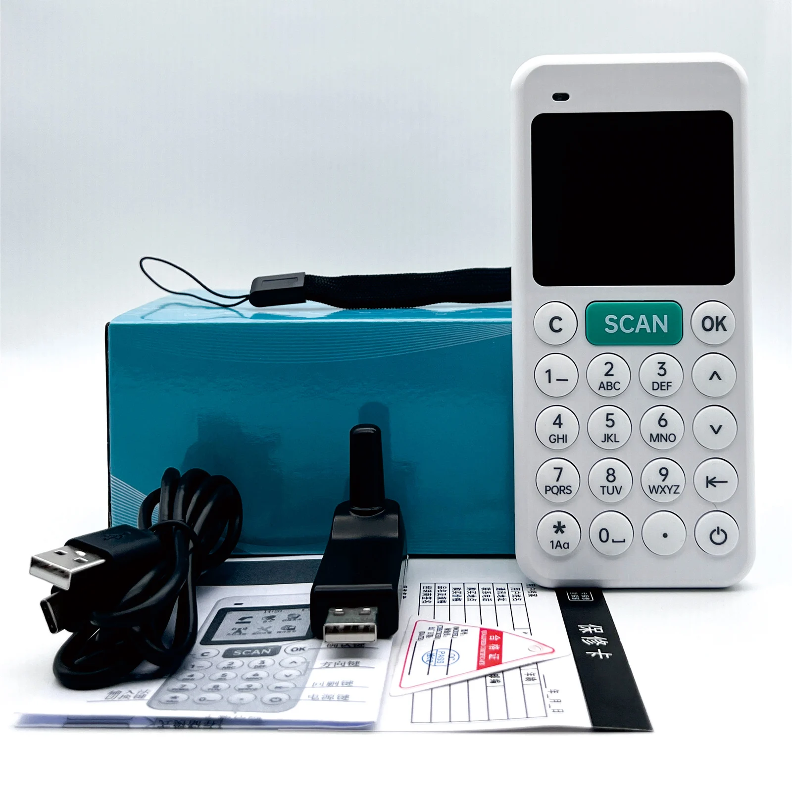 Barcode Collector sem Fio 1d 2d Contador de Inventário Coletor de Dados Pda Scanner de Código de Barras para Armazém Gerenciamento de Supermercado - Imagem 5
