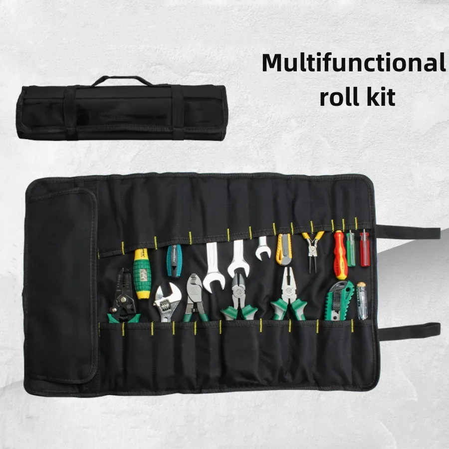 

Large Multi-Function Tool Bag Organizer Heavy Duty Tool Pouch Bag Waterproof Anti-Fall Tool Tote Storage Bag with Multi Pockets