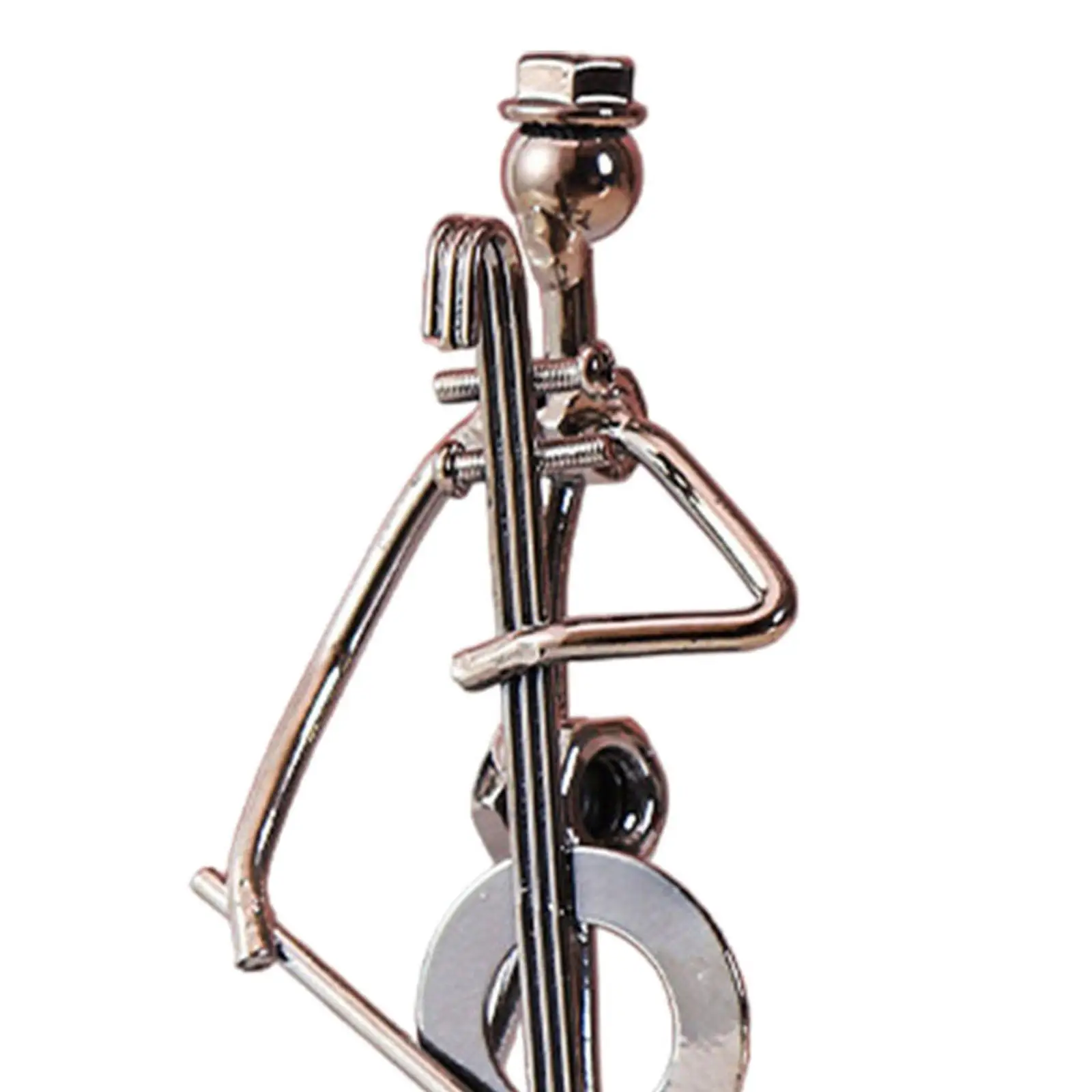 Musical Man Statue Musician Tabletop Figurine for Tabletop Spring Office