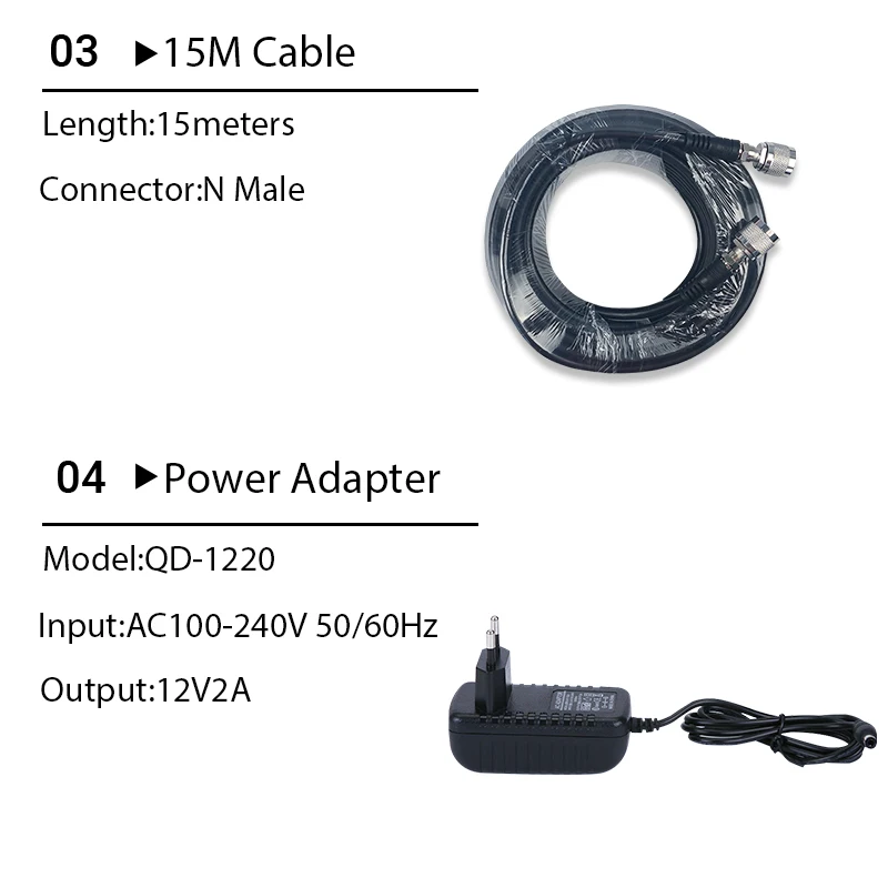 2G 3G 4G 900 1800 2100 Mobile Amplifier 2 antenna repeater GSM repeater DCS WCDMA 2G 3G 4G LTE cellular Signal Booster