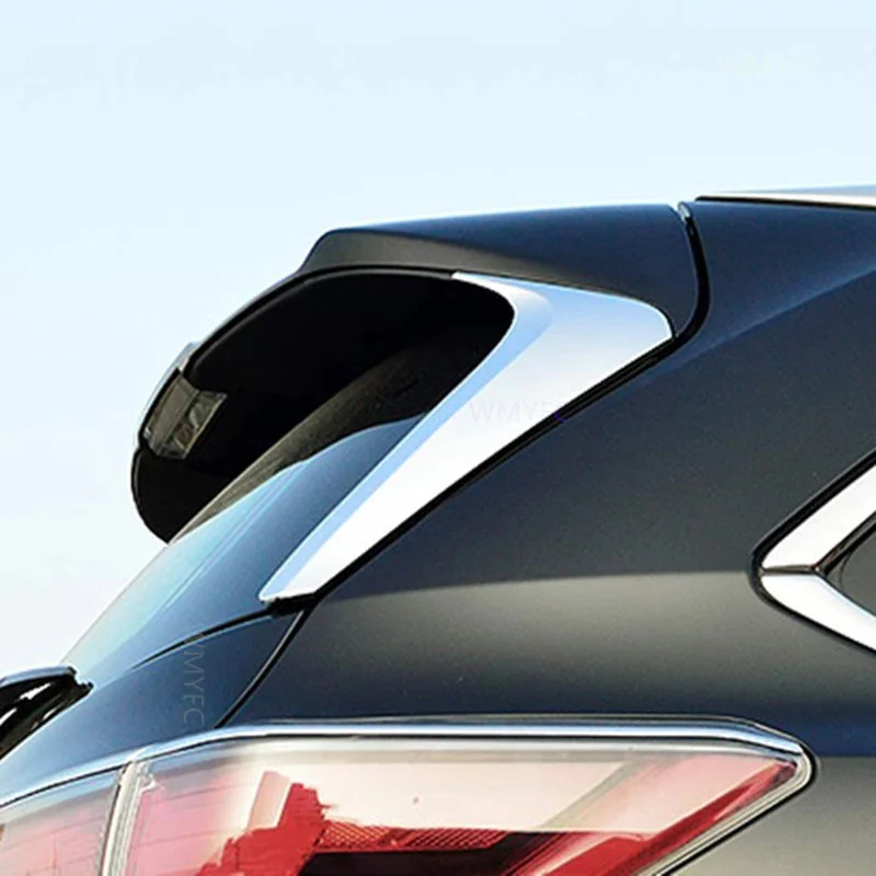 ABS Car Rear Windows Pillar Spoilers Wings Cover Trim Car Styling Accessory For Toyota Highlander 2015