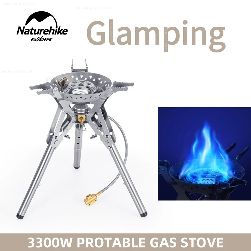 

Naturehike Original Outdoor Camping Gas Stove High-Power Gas Stove Ultralight Camping Cooking Tools Cookware Picnic Equipment