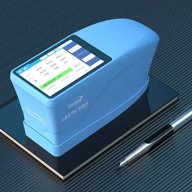 Linshang LS176B Colorimeter Colour Spectrophotometer with Pantone NCS RAL Color Cards Spectral Reflectance Curve