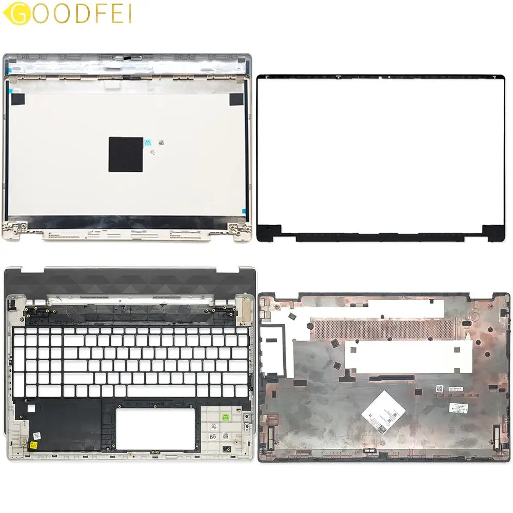 

New For HP Pavilion X360 15-DQ TPN-W140 Laptop LCD Back Cover Front Bezel Hinges Palmrest Upper Case Bottom Base Lower Shell