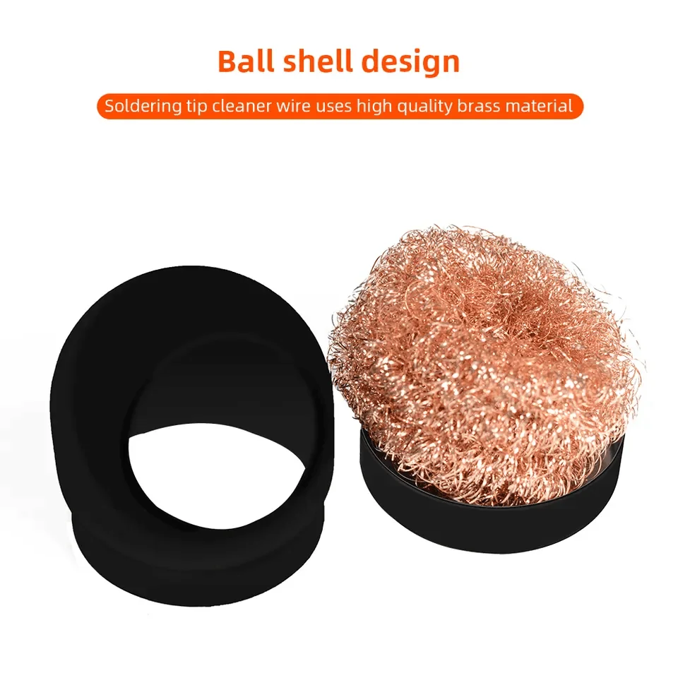 납땜 철 팁 스탠드 홀더 세트 수리 도구 용접 납땜 땜납 철 청소 BeBoslook