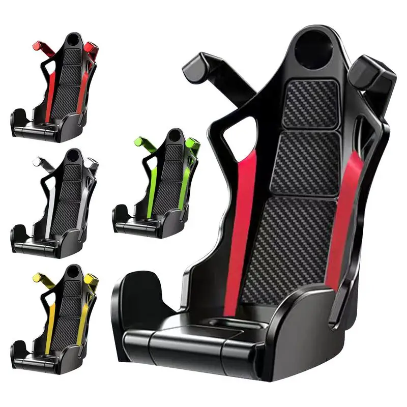 

Racing Seat Mobile Phone Holder Universal Air Outlet Car Navigation Holder Car Air Vent Clip Racing Seat Design Holder Mount