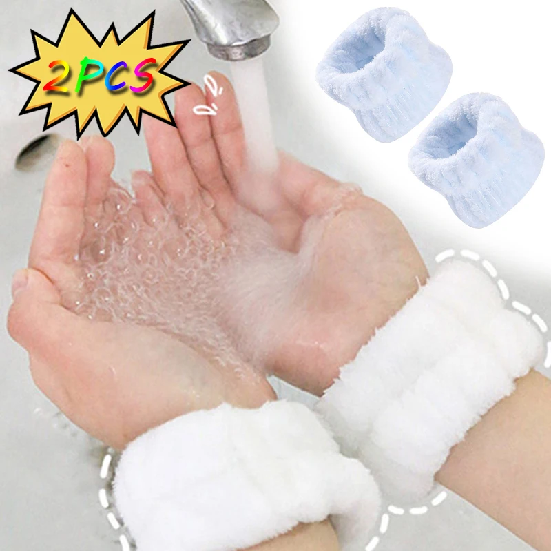 1pairCoralFleeceWristbandforWomenWashFaceFashionCasual