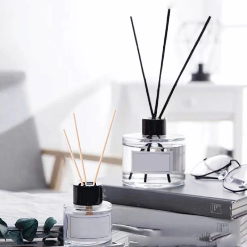 Reed diffuser stick fragrance diffuser refill stick aroma diffuser sticks 100pcs Reed Diffuser Sticks Set 3mm 8 inch Fiber Reed Aromatherapy For Bedroom Office Bathroom Living