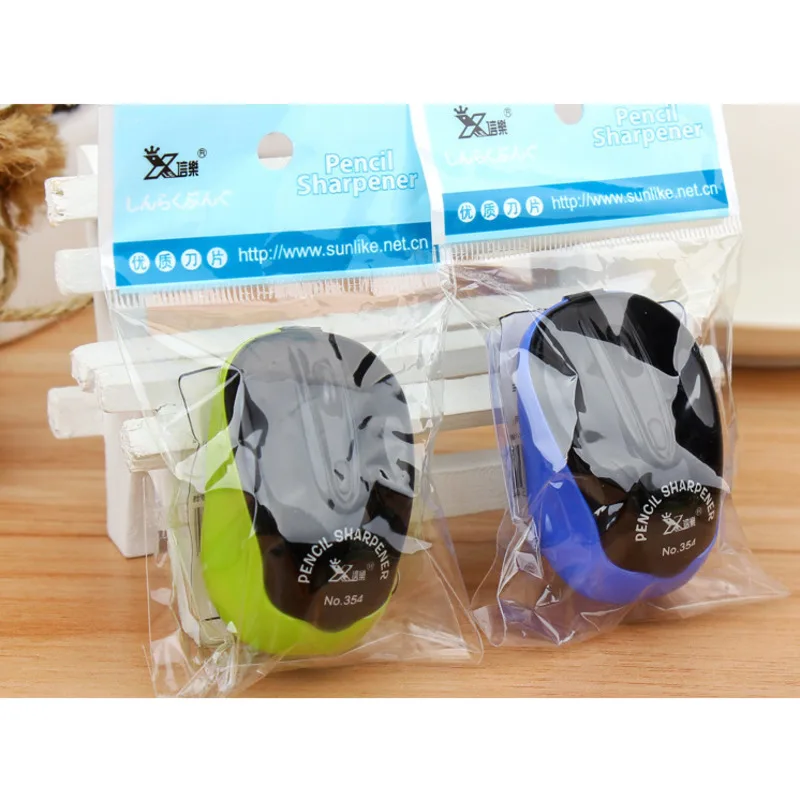 1 Piece Creative Stationery Mouse Plastic Mechanical Pencil Sharpener For Office School Supplies Gift Novelty Kids